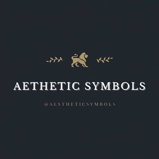 AESTHETIC SYMBOLS & STUFF