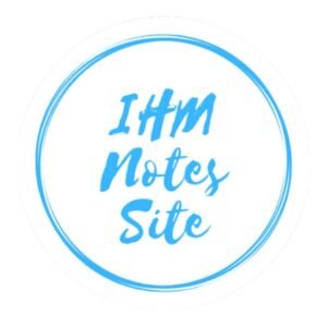 IHM Notes Site